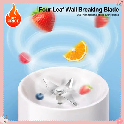 Novacart™ Portable 6 Blades Mini Bottle Juicer | USB Rechargeable