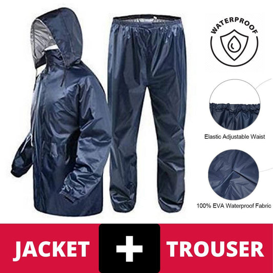 Novacart™ Waterproof Rain Coat & Pant (Random Color)