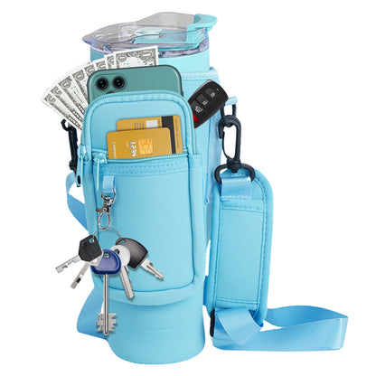 Novacart™ Water Bottle Carrier Bag with Phone Pocket for Stanley