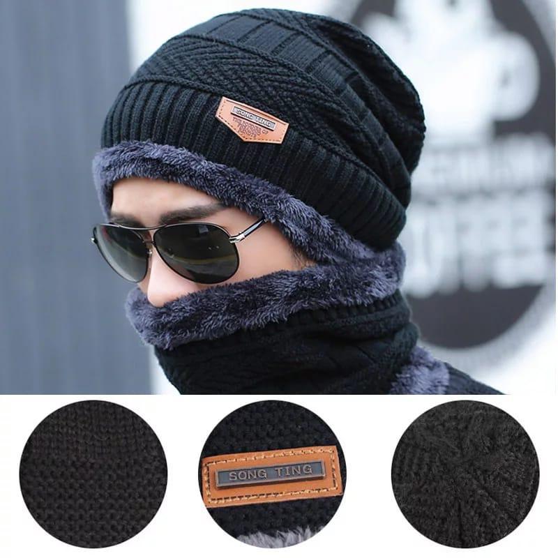Novacart Wool Cap With Neck Warmer