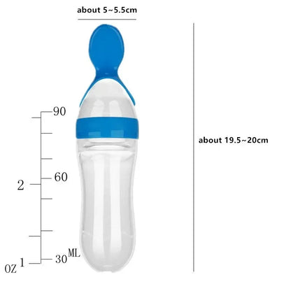 Novacart 90ml Feeder With Spoon (Random Color)