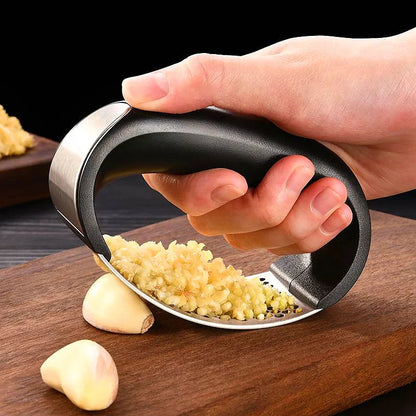 Novacart Stainless Steel Garlic Crusher