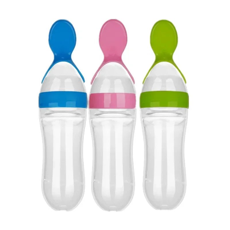 Novacart 90ml Feeder With Spoon (Random Color)