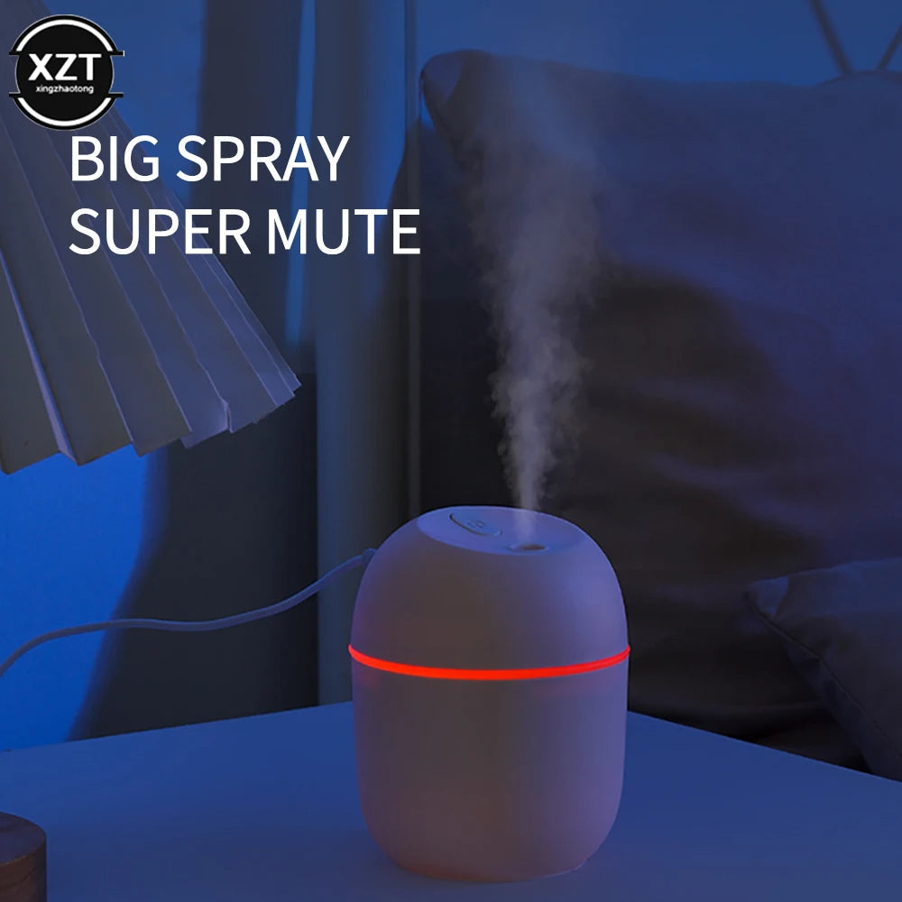 Portable Mini 220ML Air Humidifier USB Humidificador for Home Car Office