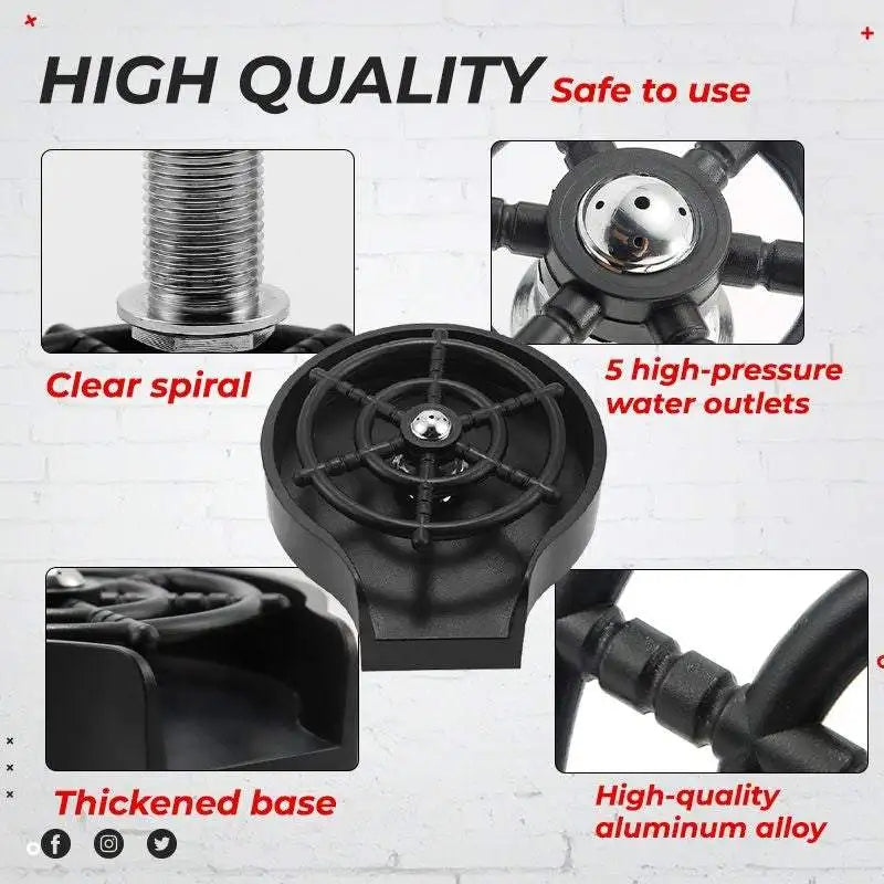 Novacart ™Automatic Glass Rinser