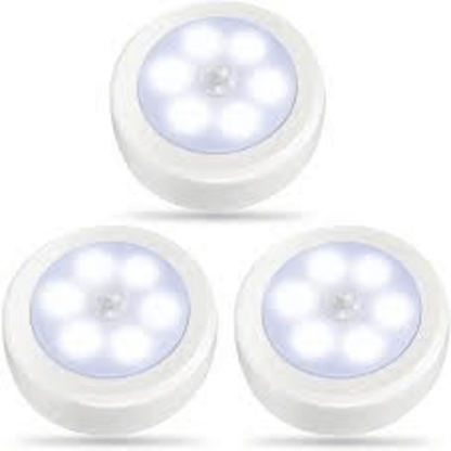 Motion Sensor LED Night Light - Battery Operated, Easy Installation