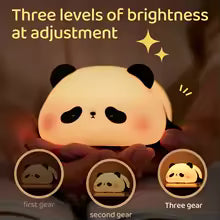 Novacart™  Cute Panda Night Light Silicone Soft Lamp