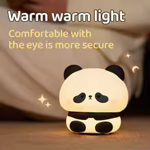 Novacart™  Cute Panda Night Light Silicone Soft Lamp