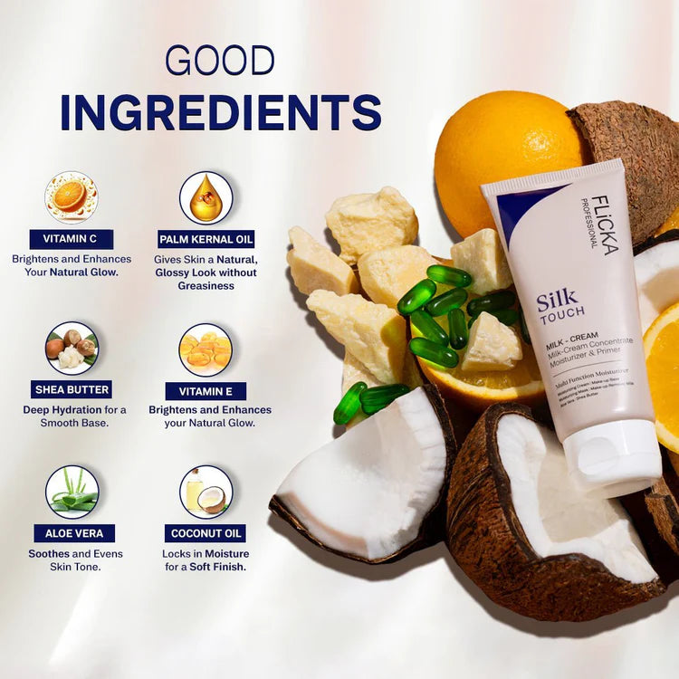 Novacart™ Flicka Silk Touch 3 in 1 Moisturizer and Primer for Face ( Delivery Free )