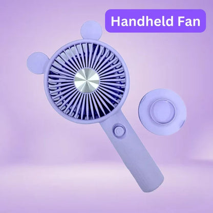 Hq-55a Portable Handheld Mini Fan Rechargeable Usb Fan For Indoor And Outdoor