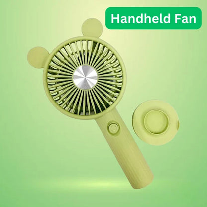 Hq-55a Portable Handheld Mini Fan Rechargeable Usb Fan For Indoor And Outdoor